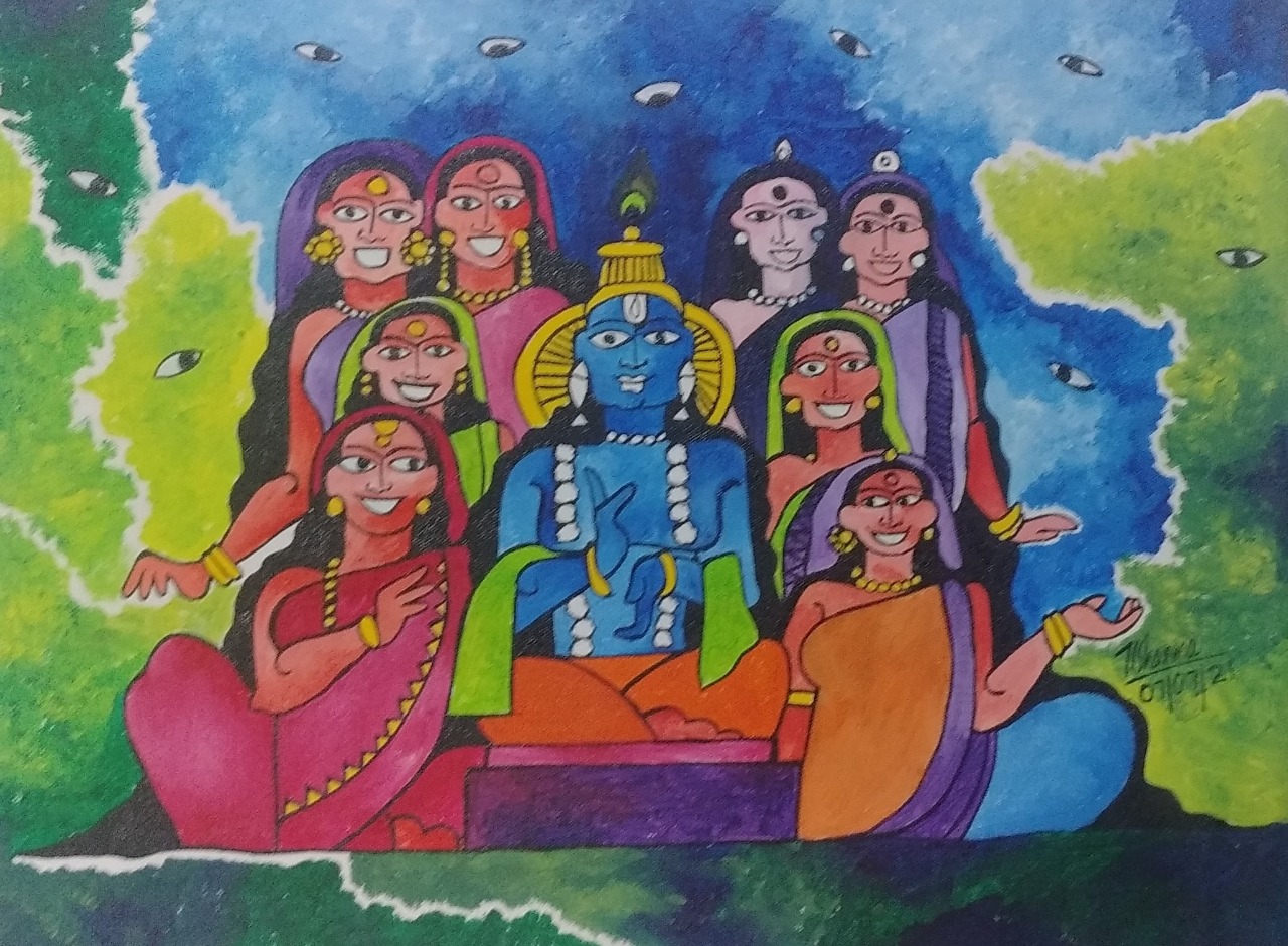 Krishna and His wives